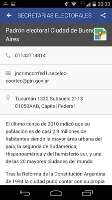 PADRON ELECTORAL android App screenshot 9