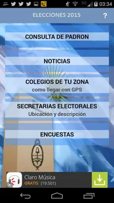 PADRON ELECTORAL android App screenshot 2