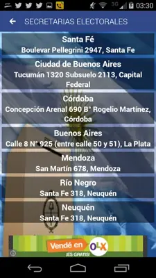 PADRON ELECTORAL android App screenshot 6